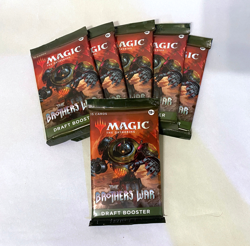 MTG The Brothers War 6x Draft Booster Pack Lot - SEALED - magic the gathering - Image 1