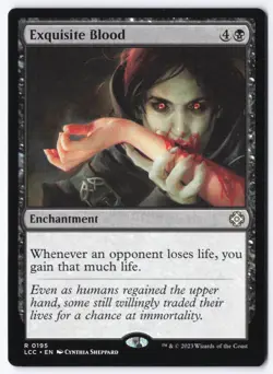 Exquisite Blood R Commander: The Lost Caverns of Ixalan 195 NM - Image 1