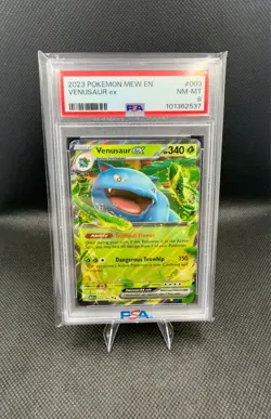 Venusaur ex #003 - 2023 Pokemon MEW EN - *PSA 8 NM-MT* - Image 1