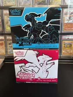 Pokemon Center (1)Black Bolt and(1) White Flare ETB Pokemon TCG - Factory Sealed - Image 1