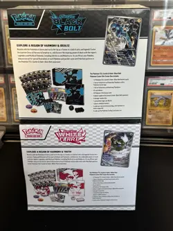 Pokemon Center (1)Black Bolt and(1) White Flare ETB Pokemon TCG - Factory Sealed - Image 4