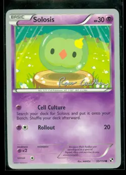Pokemon SOLOSIS 55/114 Black & White 2011 World Championships - MINT - Image 1