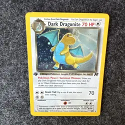 1st Edition Dark Dragonite 5/82 Holo Rare - Team Rocket - Pokemon - NM / MINT - Image 5