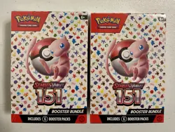 Pokemon TCG Scarlet & Violet 151 Booster Bundle Lot Of 2 Sealed - Image 1