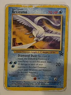 Articuno -Black Star Promo #22- WOTC - Pokemon TCG - DAMAGED - Image 1
