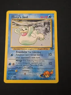 Misty's Seel 91/132 Gym Challenge Regular WOTC Vintage 2000 Pokemon TCG LP - Image 1
