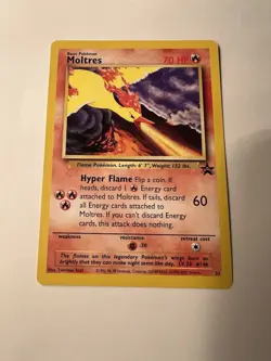 Pokemon TCG Moltres 21 Black Star Promo Excellent Condition - Image 1