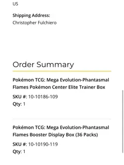 [PC PRESALE BUNDLE] Phantasmal Flames Pokemon Center ETB, Booster Box, AND UPC - Image 3