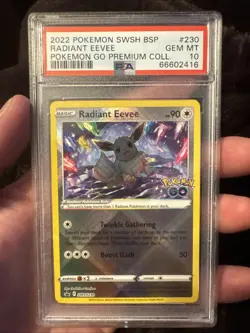 Pokemon Promo Radiant Eevee SWSH230 PSA 10 - Image 1