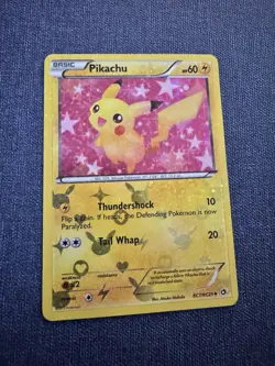 Pokemon Pikachu RC7/RC25 Reverse Holo Legendary Treasures Radiant Collection LP - Image 1