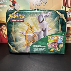 Pokemon TCG Collector Chest Spring 2022 Arceus Treasure Lunchbox Tin - Sealed - Image 1
