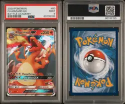 2020 Pokemon Charizard GX #60. BATTLE ACADEMY PSA 9 - Image 1