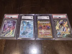 Pokemon TCG Slabs Ccg 10 Charizard EX , Cgc 10 Articuno, Psa 10 Lapris - Image 1