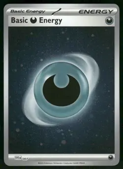 Basic Darkness Energy (Cosmos Holo) 007 Common Holo NM Pokemon SVE: Scarlet & Vi - Image 1