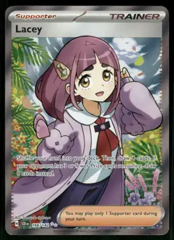 Lacey - 166/142 Ultra Rare Holo NM Pokemon SV07: Stellar Crown - Image 1