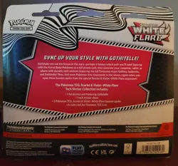 Pokemon TCG Scarlet Violet White Flare Tech Sticker Collection FACTORY SEALED - Image 2