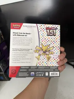 Pokemon Card Sealed Brand New 151 Alakazam EX Collection Box - Image 3
