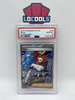 2023 PSA 10 Pokemon Paradox Rift Mela Full Art 236/182 card Gem Mint - Image 1