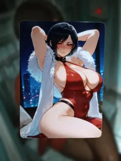 Ada Wong Resident Evil Anime Waifu Sexy Goddess Doujin Lewd Hentai Card - Image 1