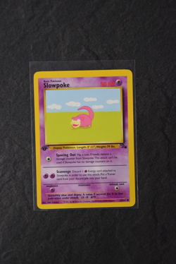 Slowpoke 1st Edition - 53/62 - Common Card - Fossil Set 1999 WOTC Pokemon - Image 1