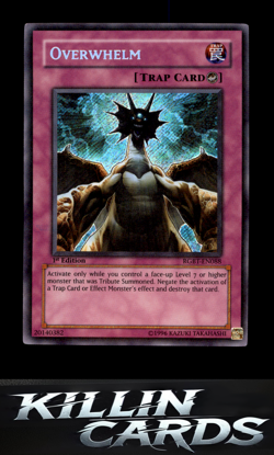1st Edition Overwhelm RGBT-EN088 Secret Rare Raging Battle YuGiOh Card NM - Image 1