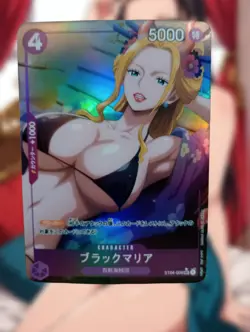 Black Maria One Piece Anime Waifu Sexy Goddess Doujin Card - Image 1