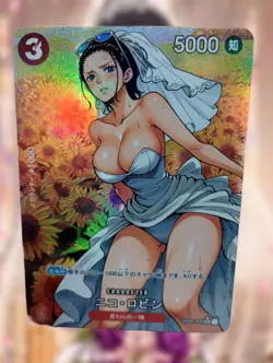 Nico Robin One Piece Anime Waifu Sexy Goddess Doujin Card - Image 1
