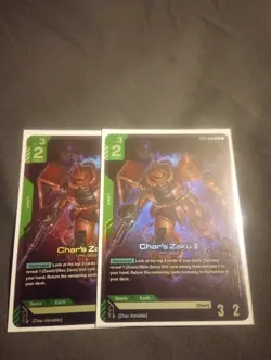 Gundam Card Game Char's Zaku II ST03-006 (x2) - Image 1
