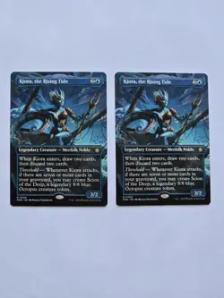 2x Kiora, The Rising Tide - Showcase - Foundations - Near Mint - MTG - Image 1
