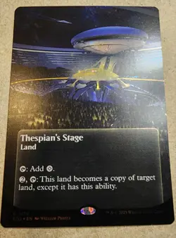 Thespian's Stage - #0179 Galaxy Foil (Borderless) - Edge of Eternities - Mtg - Image 1
