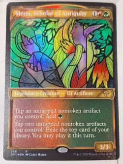 Meria, Scholar of Antiquity - FOIL SHOWCASE Dom United - Magic the Gathering MTG - Image 1