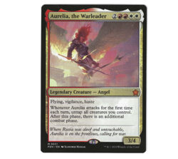 Aurelia, the Warleader Foundations Regular MTG NM 651 - Image 1