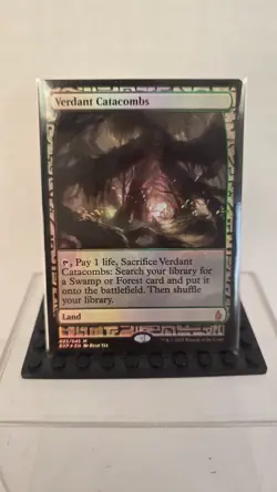 Magic the Gathering Verdant Catacombs Zendikar Expeditions *Foil* - Image 1