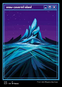 MTG Snow-Covered Island (326/1059) Secret Lair Drop Series NM - Image 1