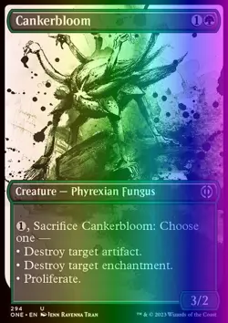 MTG Magic the Gathering Cankerbloom (294/530) Phyrexia All Will Be One LP FOIL - Image 1