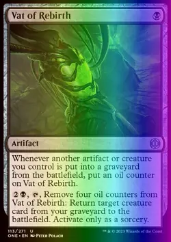 MTG Vat of Rebirth (113/530) Phyrexia All Will Be One LP FOIL - Image 1