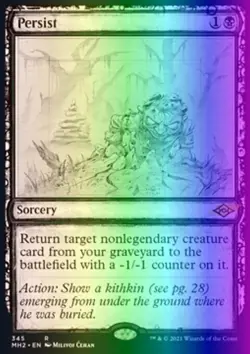 MTG Magic the Gathering Persist (345/765) Modern Horizons 2 LP FOIL - Image 1