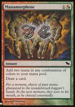 MTG Magic the Gathering Manamorphose (1526/1703) Mystery Booster LP - Image 1