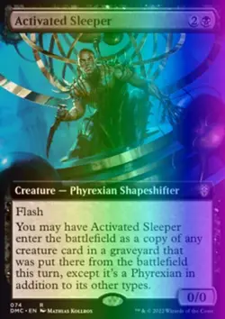 MTG Activated Sleeper (74/265) Dominaria United Commander NM FOIL - Image 1