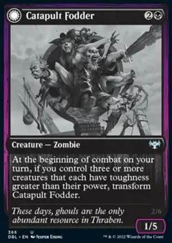MTG Magic the Gathering Catapult Fodder (366/633) Innistrad Double Feature NM - Image 1