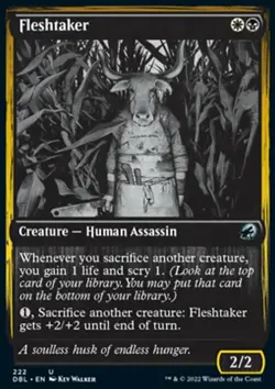 MTG Magic the Gathering Fleshtaker (222/633) Innistrad Double Feature NM - Image 1