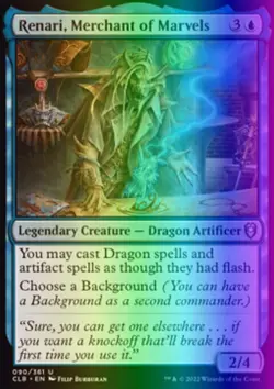 Renari, Merchant of Marvels (90/1080) CLB NM FOIL - Image 1