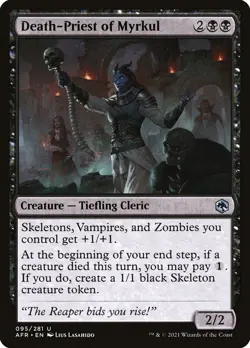 MTG Death-Priest of Myrkul (95/518) Adventures in the Forgotten Realms NM - Image 1