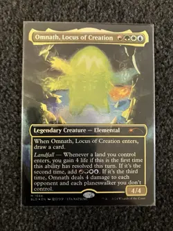 Magic MTG - Omnath, Locus of Creation Borderless (Rainbow Foil) - Secret Lair - Image 1