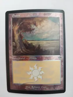 Plains (438) (Retro Frame) Commander Masters Foil - Image 1