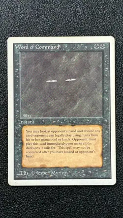 MTG Word of Command Unlimited English Moderately Played - Image 1