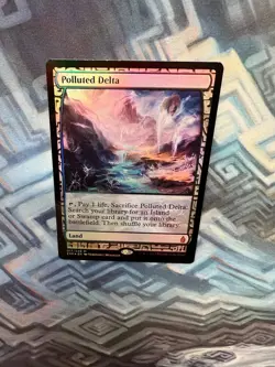 MTG Foil Polluted Delta EX/LP Zendikar Expeditions - Image 4