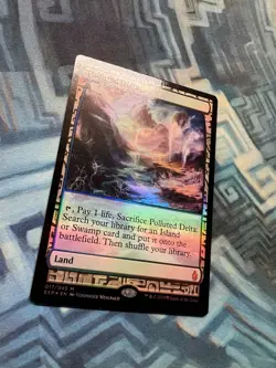 MTG Foil Polluted Delta EX/LP Zendikar Expeditions - Image 5