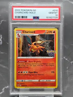 2022 Pokemon GO Charizard #010/078 Holo - PSA 10 GEM MINT (English) - Image 1