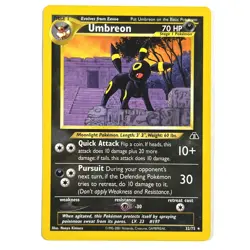 Umbreon 32/75 VLP Regular Rare Neo Discovery Unlimited Pokemon TCG See Photos - Image 1
